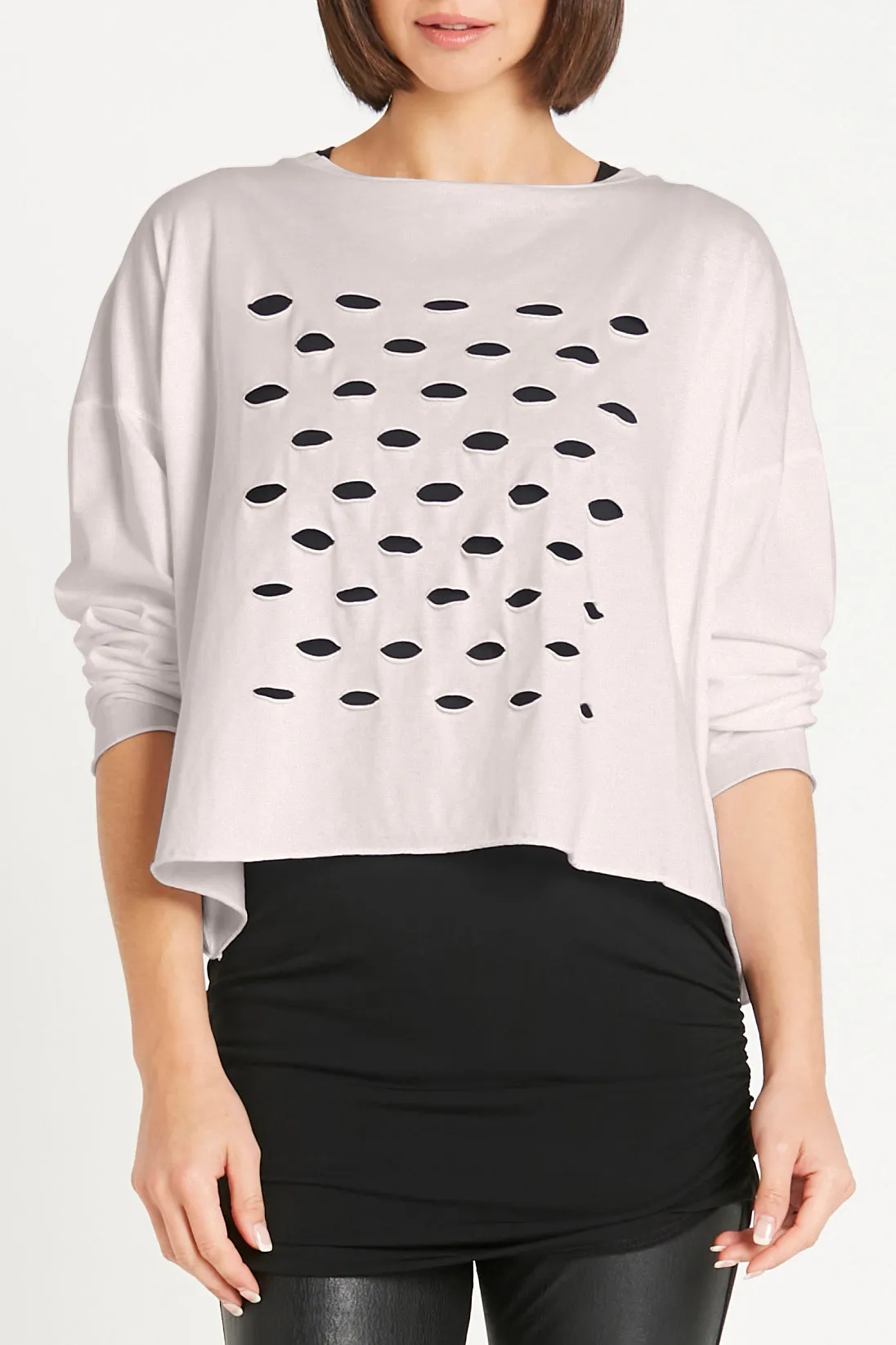 Pima Cotton Cut-up Mini Boxy T