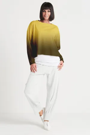 Pima Cotton Dip Dyed Mini Luxury Boxy T