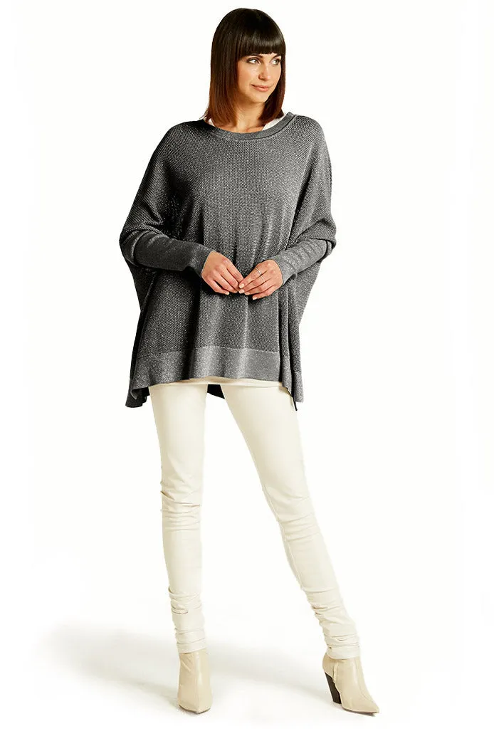 Pima Cotton Metallic Seed Stitch
