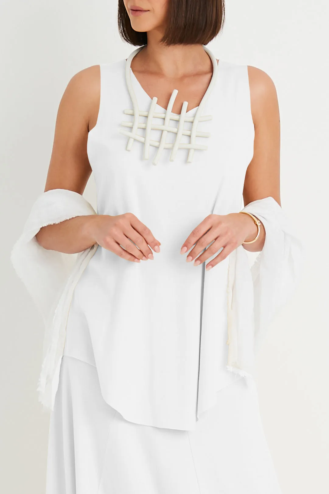 Pima Cotton Shirttail Tank