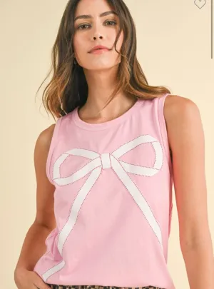 Pink Bow Tank