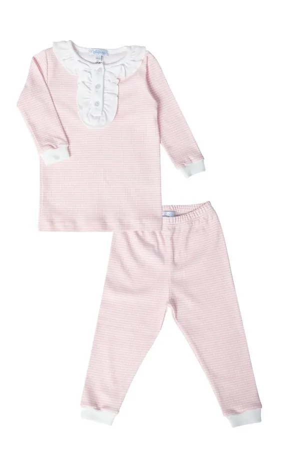 Pink Gingham Baby Pajamas