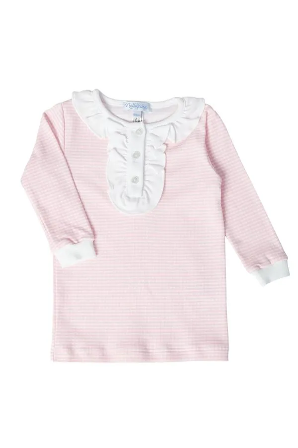 Pink Gingham Baby Pajamas