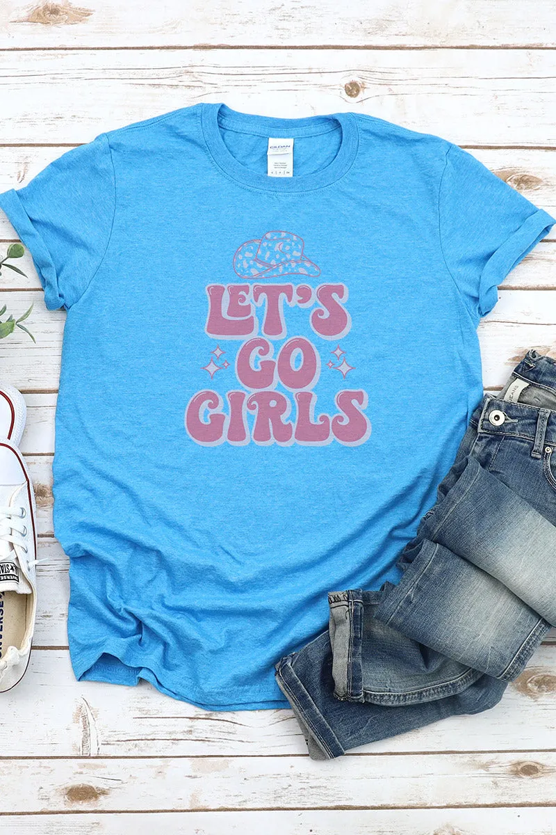 Pink Let's Go Girls Softstyle Adult T-Shirt