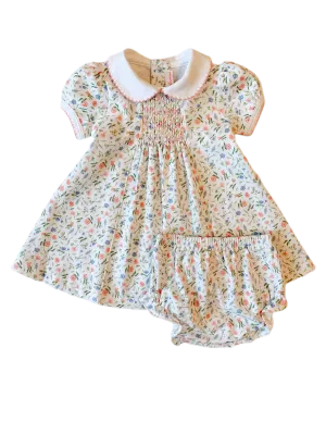Pink Madison Smocked Dress
