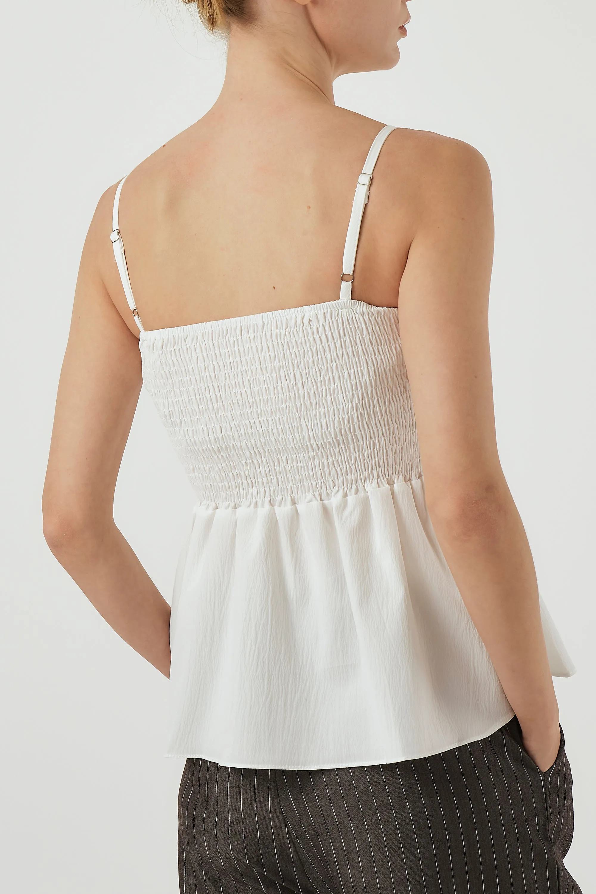 Plan Pleated Cami Top