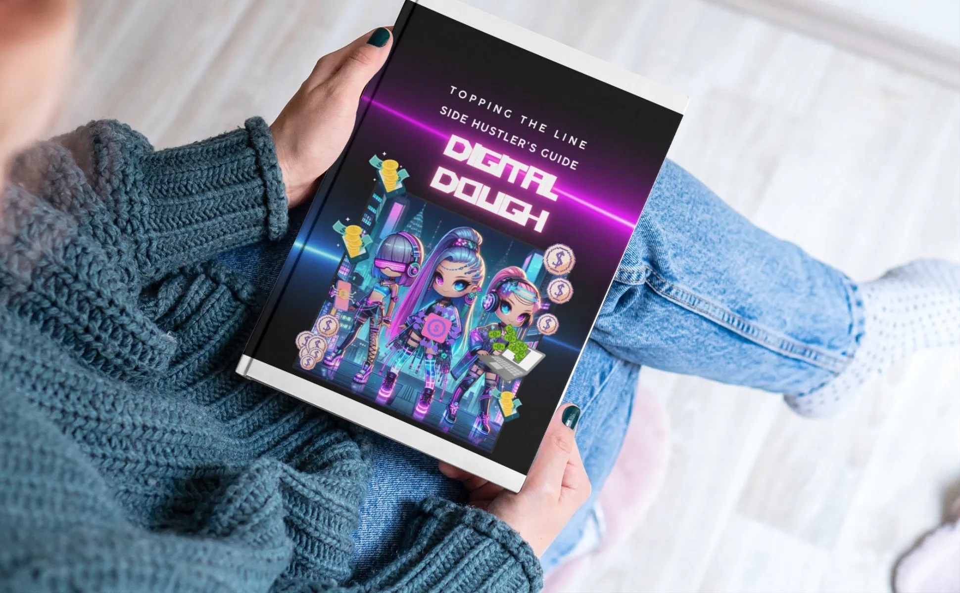 PLR E-Book Resell Rights Flip Book Side Hustle Digital Dough Digital Product Guide Cyber Diva, Find your Niche, Get to Market, Start Selling