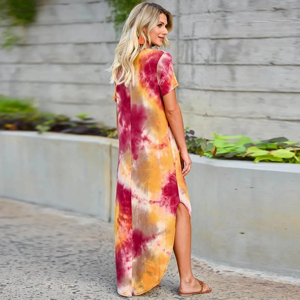 Plus Sizes High Waist Long Summer Dresses