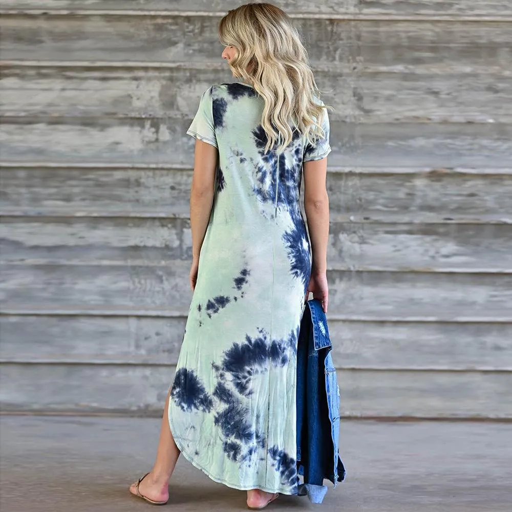 Plus Sizes High Waist Long Summer Dresses