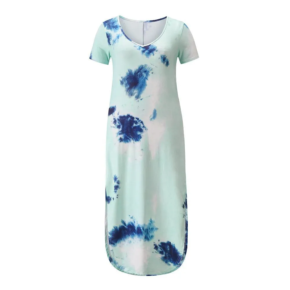 Plus Sizes High Waist Long Summer Dresses