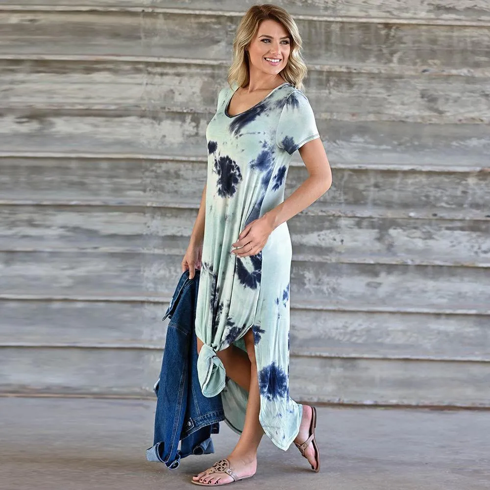 Plus Sizes High Waist Long Summer Dresses
