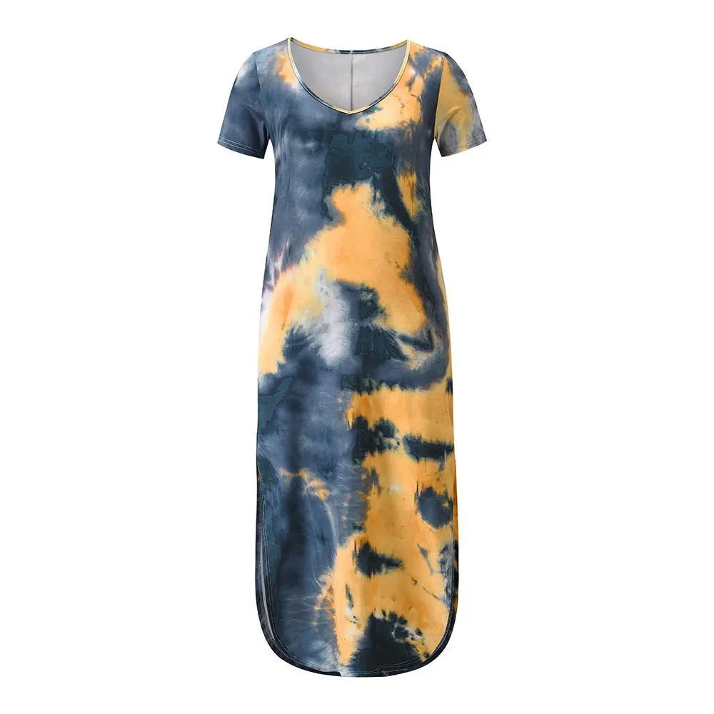 Plus Sizes High Waist Long Summer Dresses