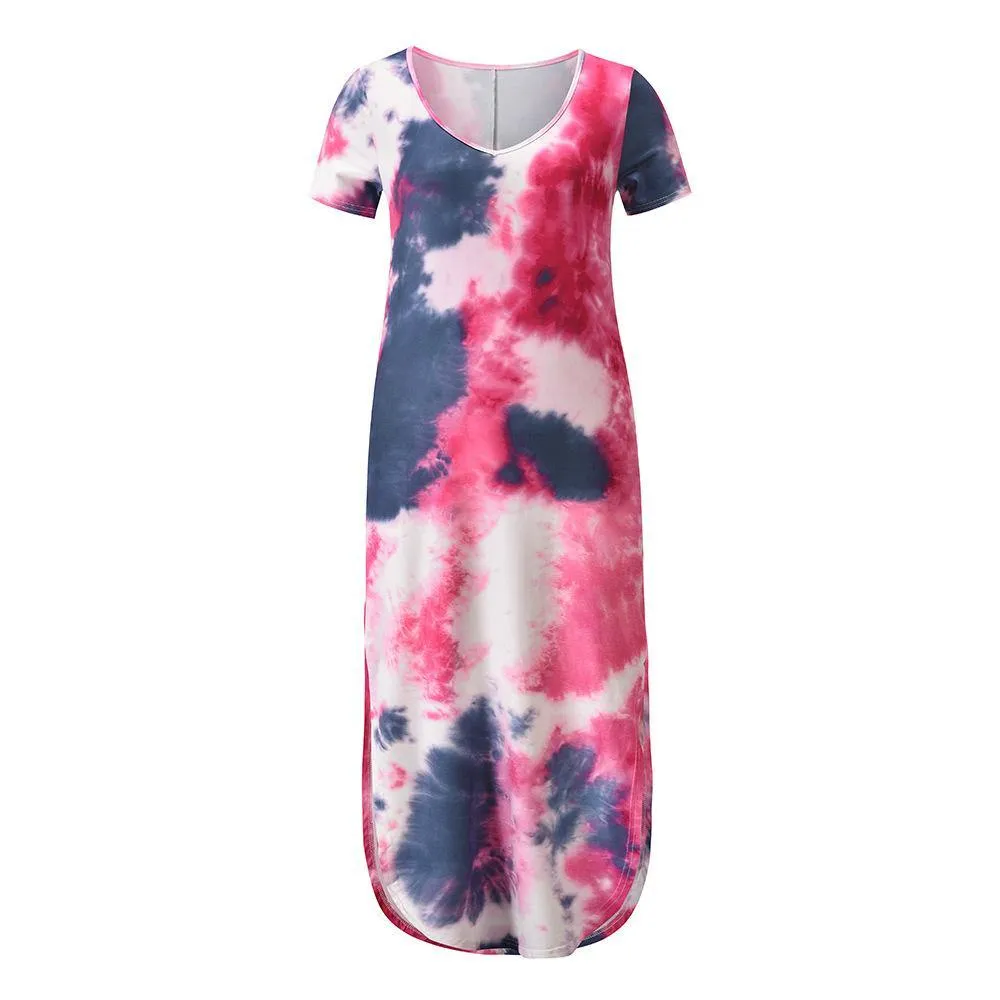 Plus Sizes High Waist Long Summer Dresses