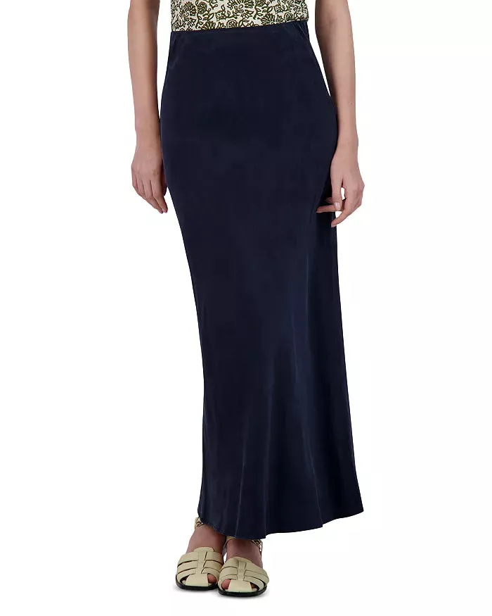 Point Brushed Straight Skirt