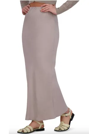 Point Brushed Straight Skirt