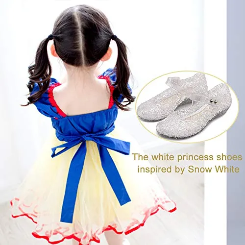 Princess Girls Sandals Jelly Shoes (White)