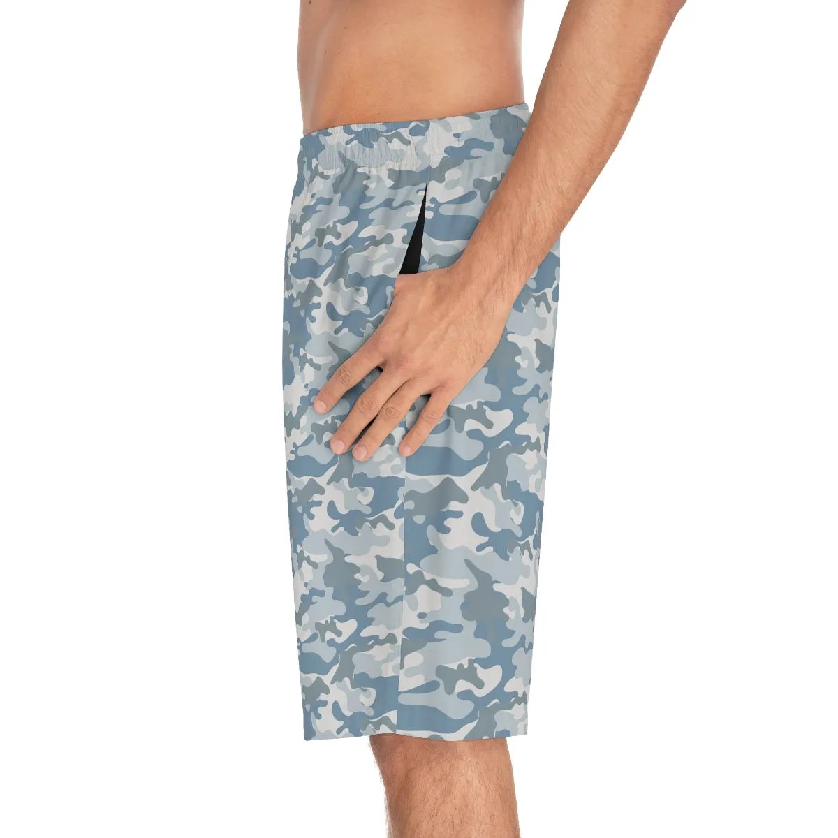 Proud Airforce Brother Camo Men's Board Shorts