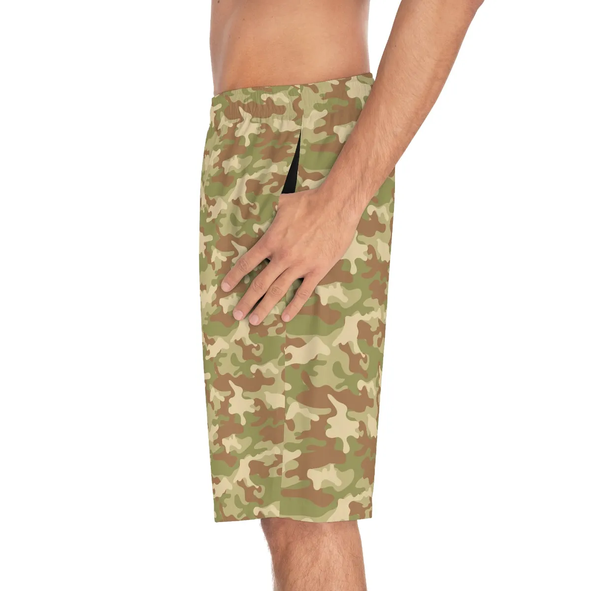 Proud Army Husband Camo Board Shorts