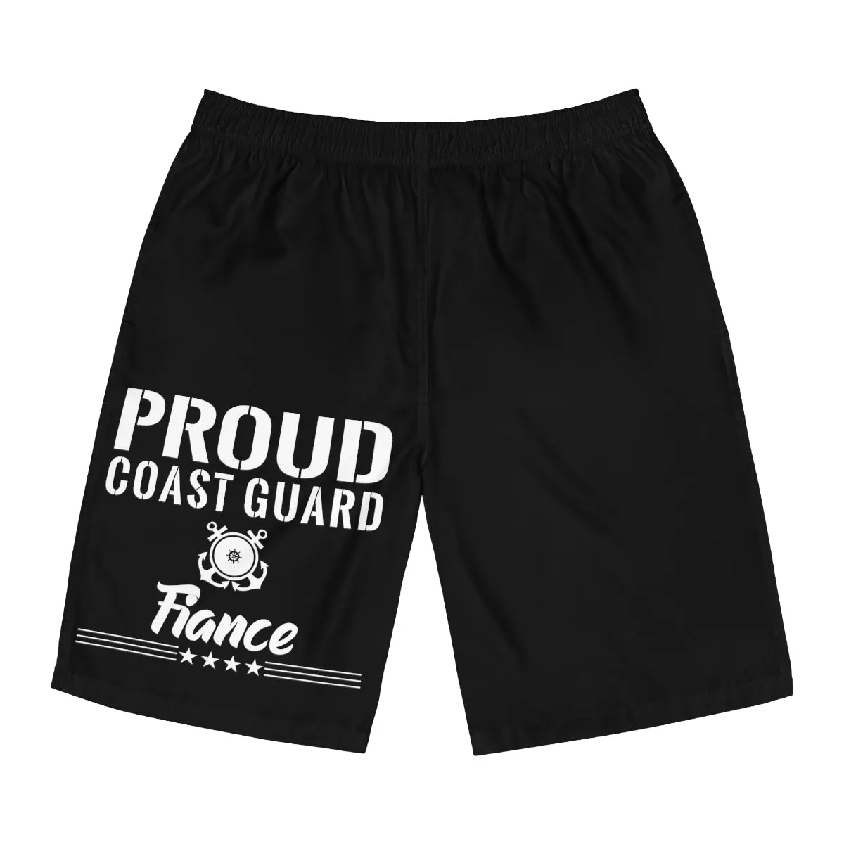 Proud Coast Guard Fiance Board Shorts