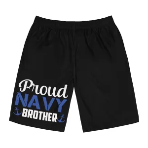 Proud Navy Brother Board Shorts