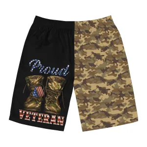 Proud Veteran Camo Shoes Board Shorts