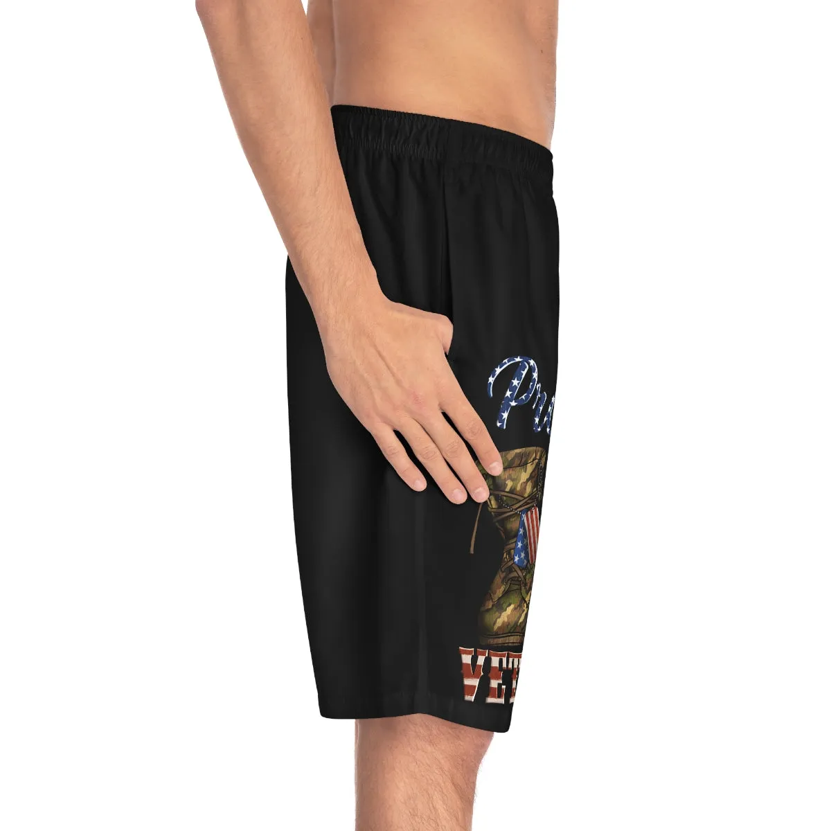Proud Veteran Camo Shoes Board Shorts