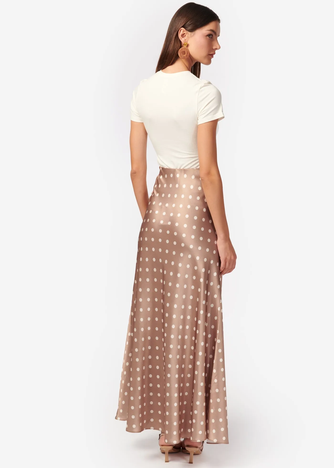 Prue Skirt (Macadamia Dot)