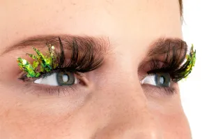 PXP Fluorescent Glitter Lashes Lime
