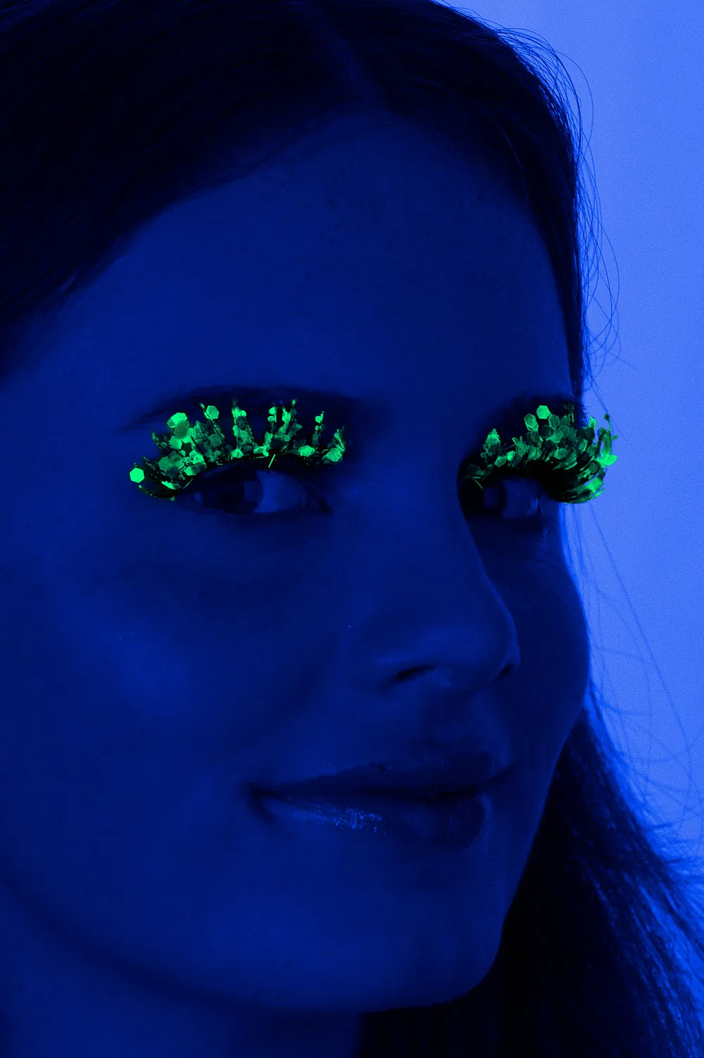 PXP luminous glitter eyelashes mermaid