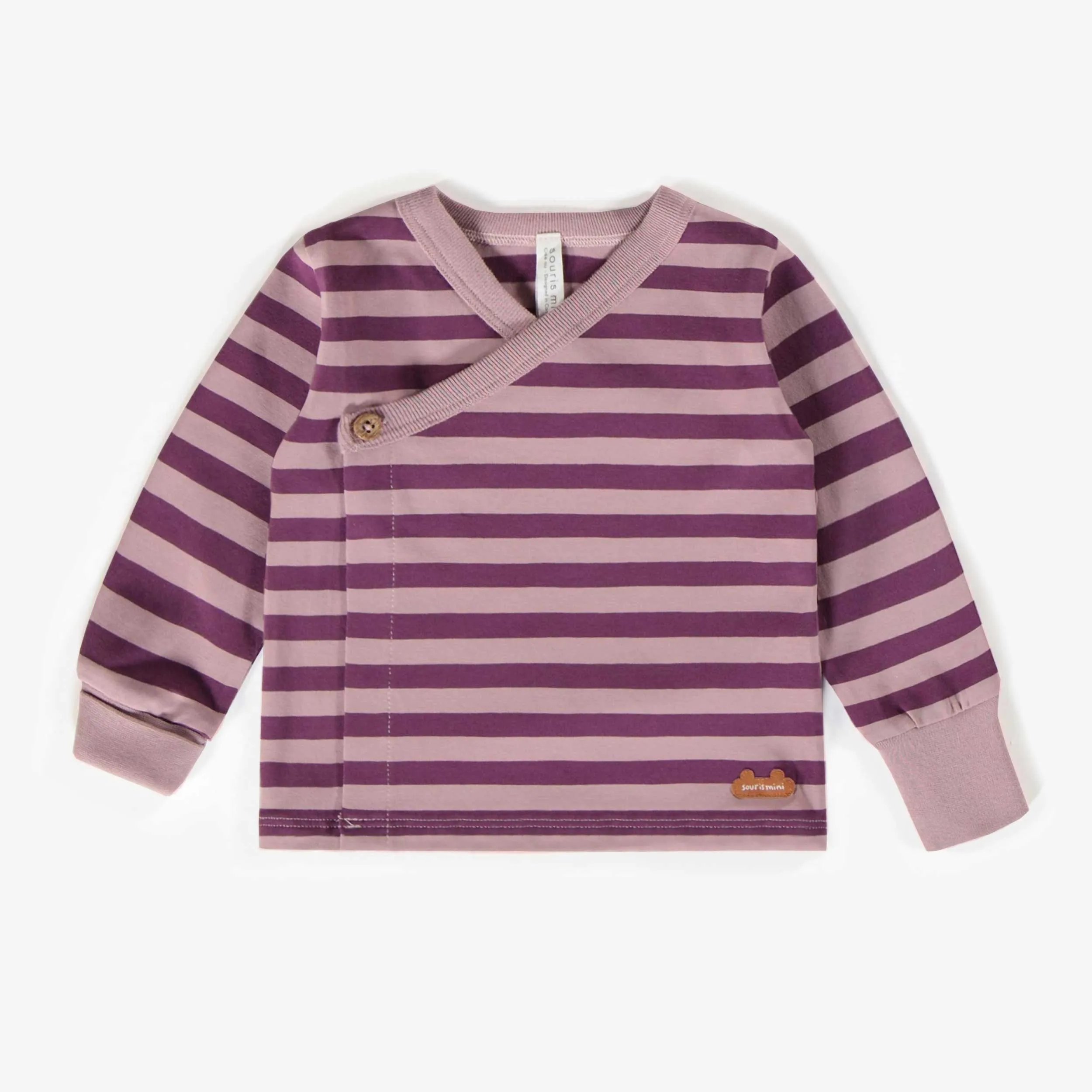 Pyjama deux-pièces évolutif en coton biologique, naissance || Two-pieces pajamas set in organic cotton, newborn