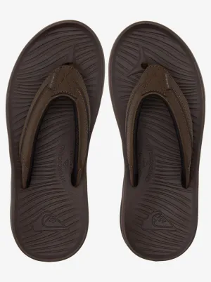 Quiksilver Travel Oasis Thong - Brown/Brown/Brown