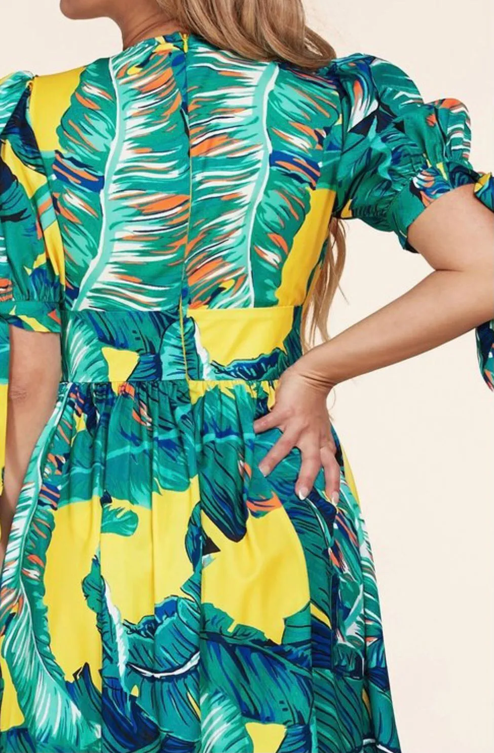 "VENICE BEACH" SUMMER PRINT MAXI DRESS