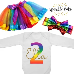 Rainbow Birthday Outfit