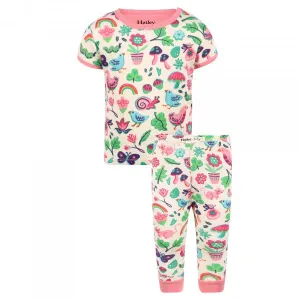 Rainbow Park Organic Cotton Baby Short Sleeve Pajama Set