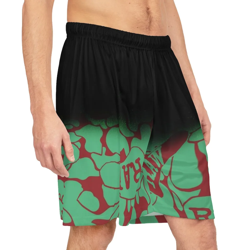 RAW SUSHI "CAMO" Basketball Shorts