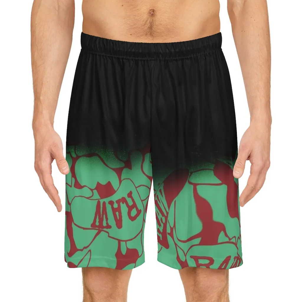 RAW SUSHI "CAMO" Basketball Shorts