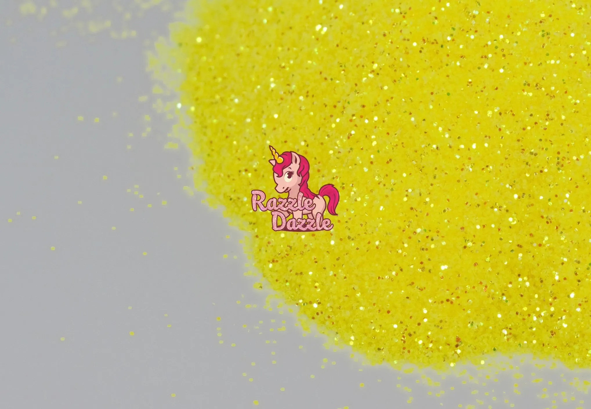 Razzle Dazzle Sunshine Glitter- Bright Yellow Glitter, for Nail Arts, Body, Eyes Makeup, Making Tumblers, Resin Crafts, Slime Making, Cards Making, Premium in Quality