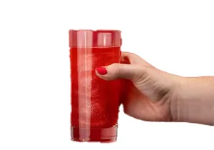 Red Cotton Candy Drink Glitter Bombs