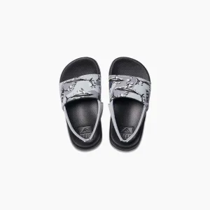 Reef Grey Camo Shark Children's One Slide