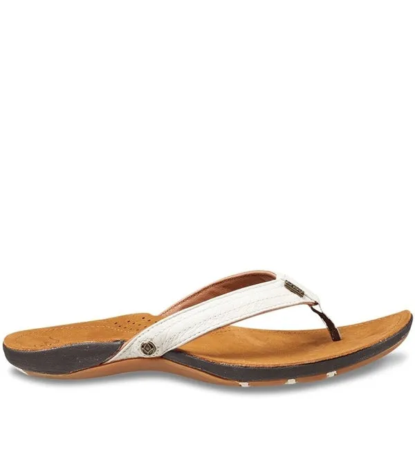 Reef Womens Miss J-Bay Flip Flops  - Tan/White