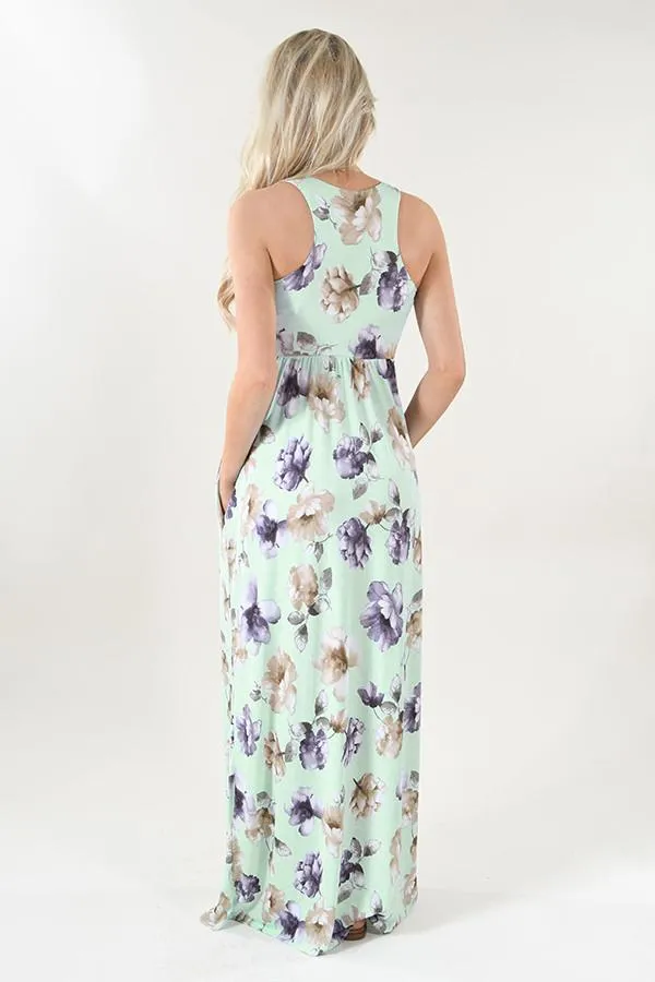 Refreshing Summer Maxi Dress ~ Mint