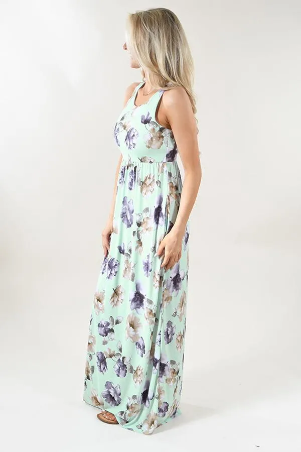 Refreshing Summer Maxi Dress ~ Mint