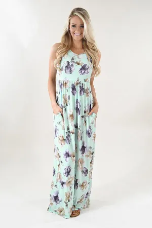 Refreshing Summer Maxi Dress ~ Mint