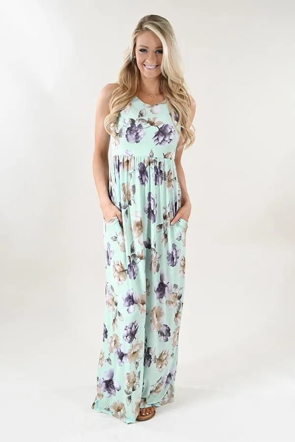 Refreshing Summer Maxi Dress ~ Mint