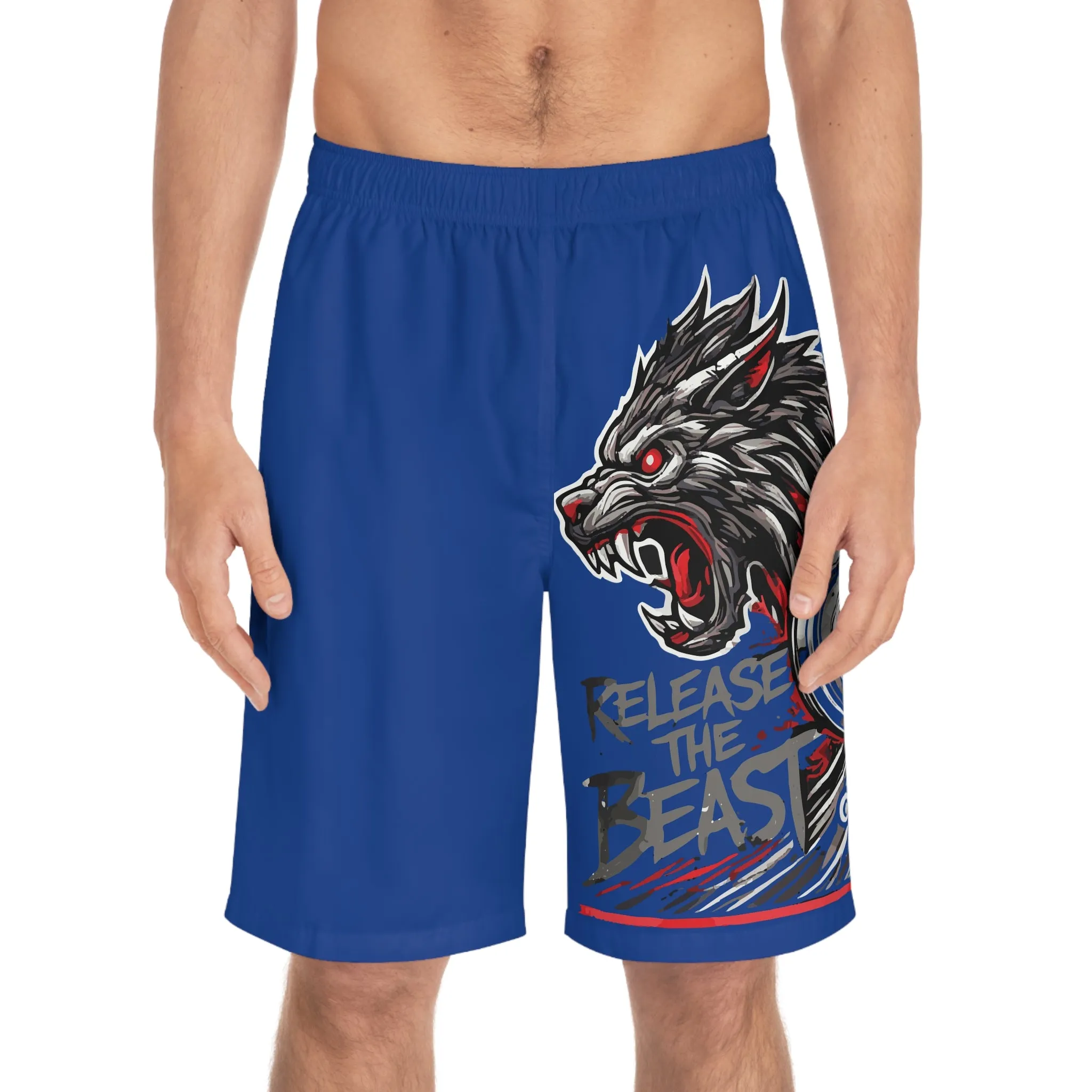 ReleaseTheBeast Men's Gym shorts Blue