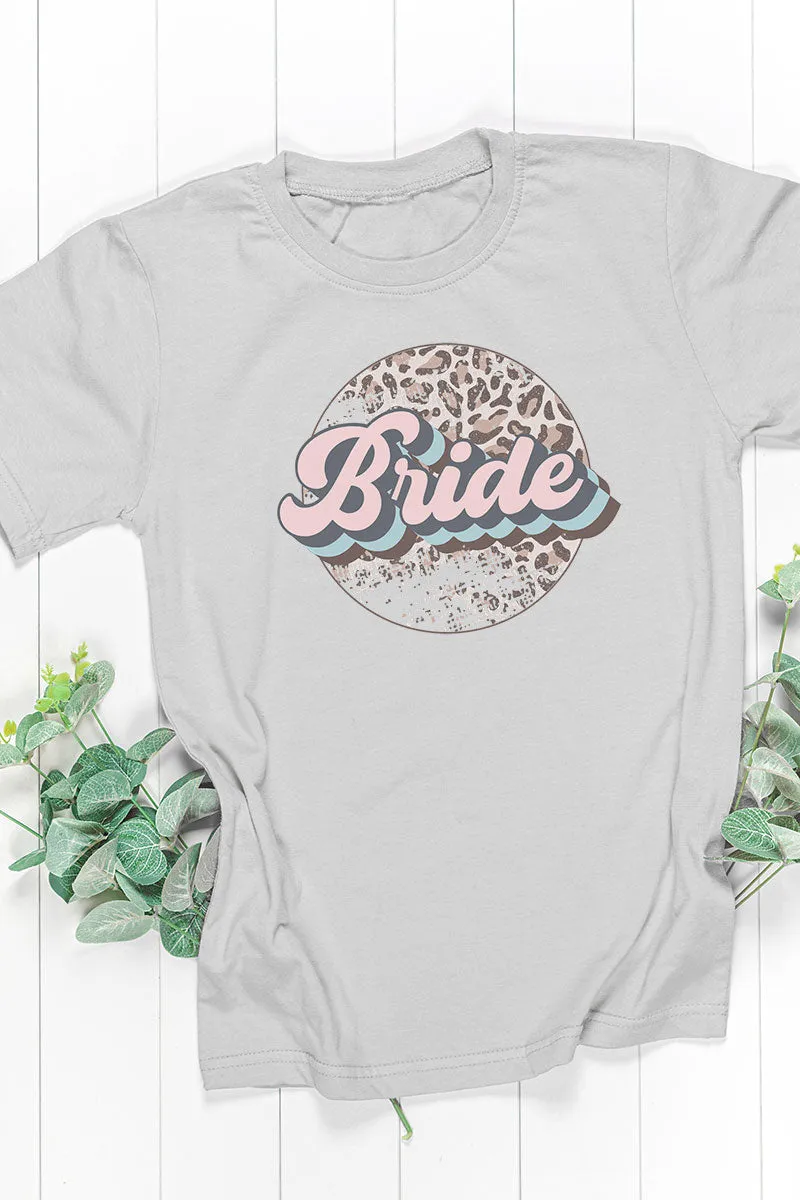 Retro Cheetah Bride Dri-Power 50/50 Tee