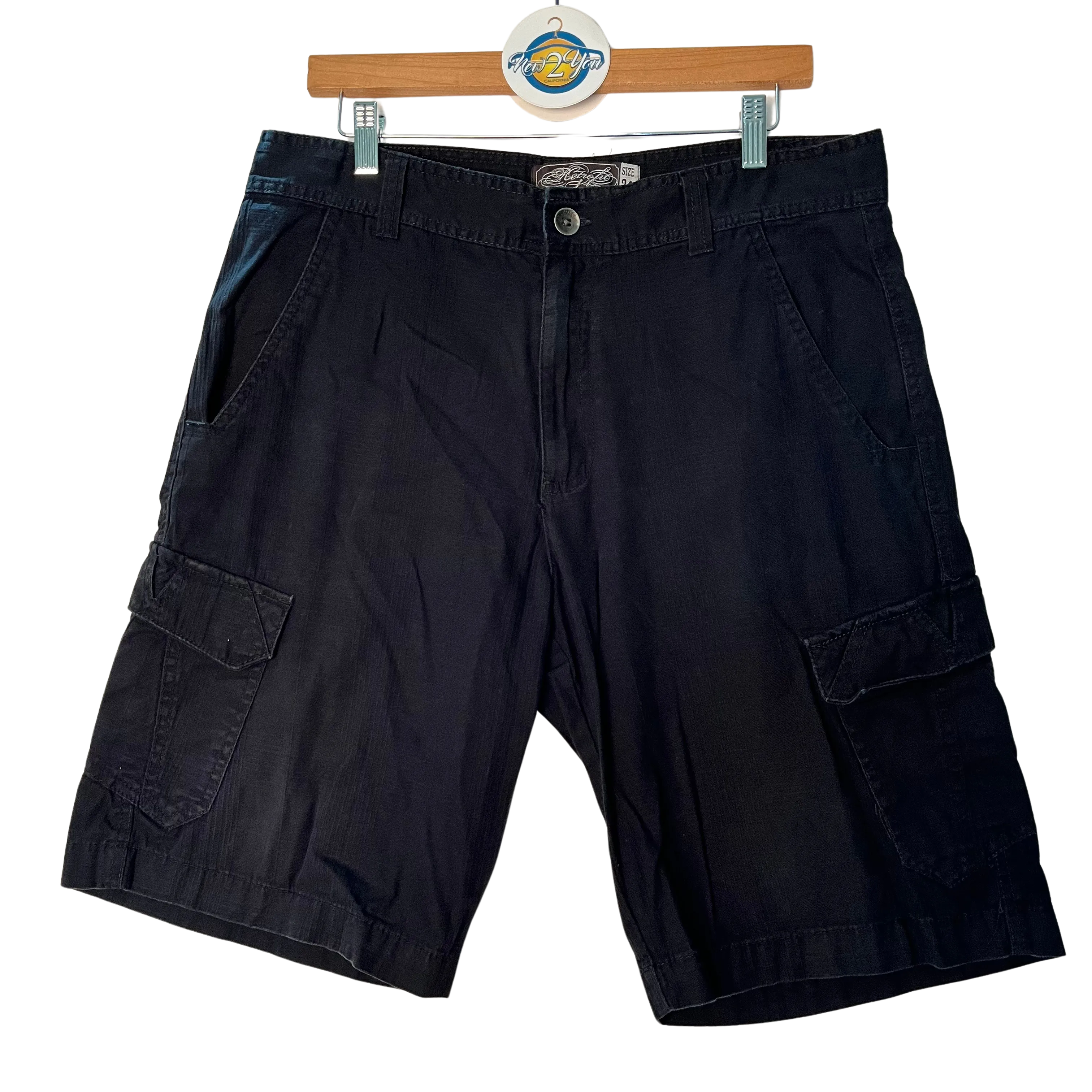 Retro Fit Black Board Shorts