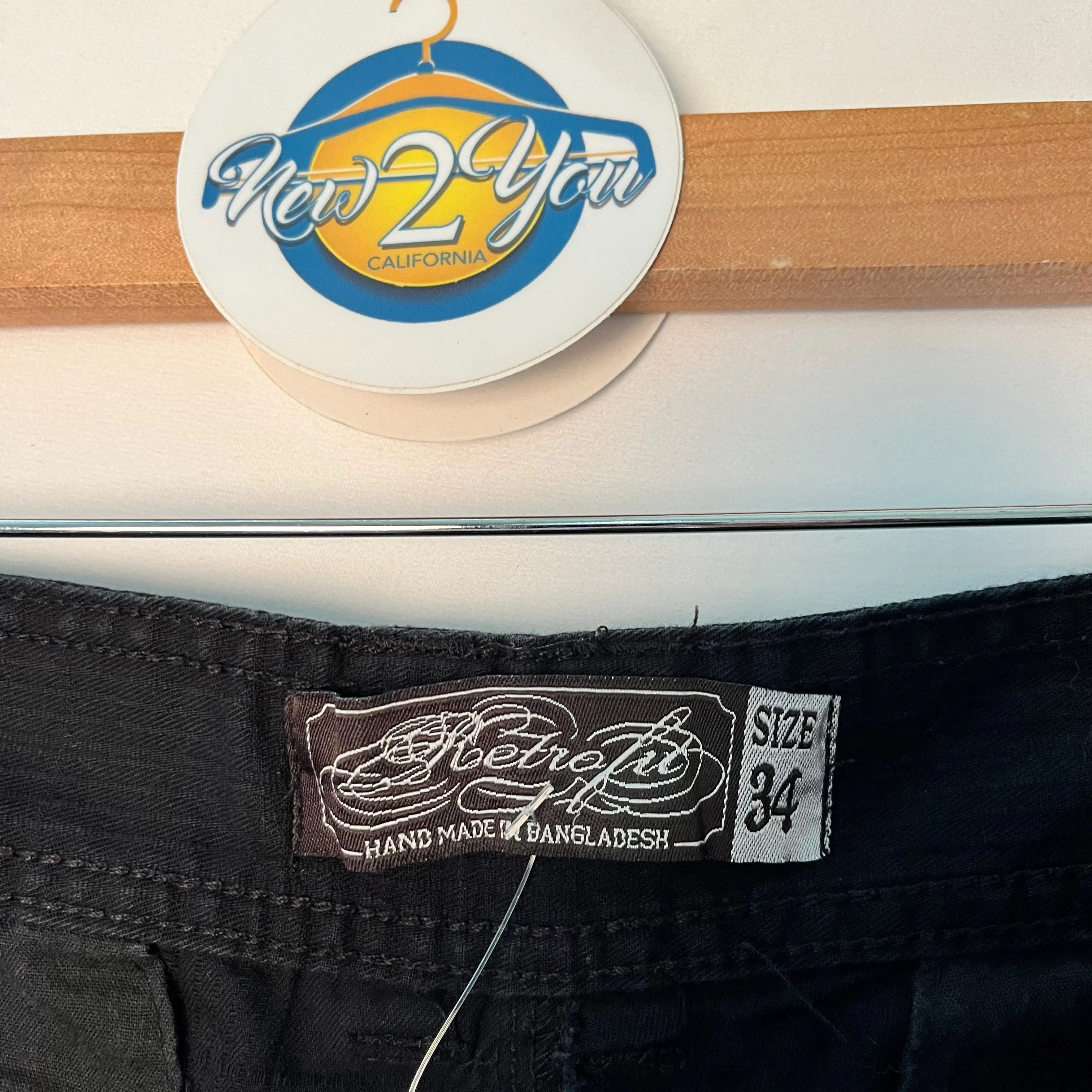 Retro Fit Black Board Shorts
