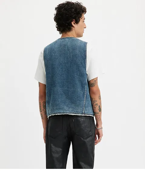 Reversible Sherpa Denim Vest SALE