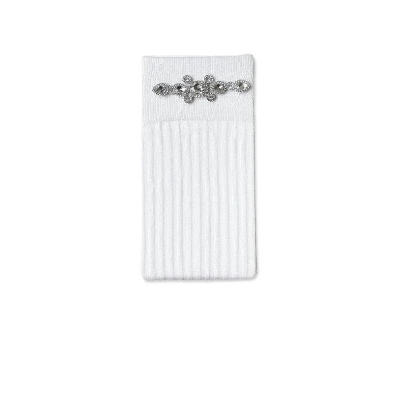 Rhinestone Crystal Long Socks Leg-knee Socks